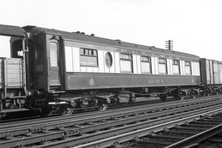 Pullman Composite Parlour Car 'Ruby' near Preston Park Pullman Car Works, Brighton, East Sussex on Sunday 01 Mar 1959 - J.H.W. Kent [092267]