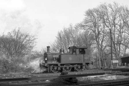 BR(S) P class 31325 near Preston Park Pullman Car Works, Brighton, East Sussex on Friday 13 Mar 1959 - J.H.W. Kent [092270]