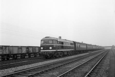 BR Class 30 D5520 approaching Angel Road, Greater London with an up Passenger service on Saturday 14 Mar 1959 - J.H.W. Kent [092282]