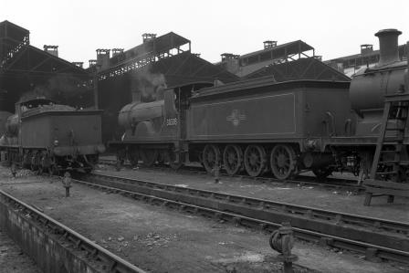 BR(S) T9 class 30338 at Nine Elms Shed, Greater London on Saturday 14 Mar 1959 - J.H.W. Kent [092294]