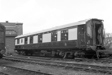 Pullman Composite Kitchen Car 'Ethel' at Preston Park Pullman Car Works, Brighton, East Sussex on Wednesday 25 Mar 1959 - J.H.W. Kent [092310]