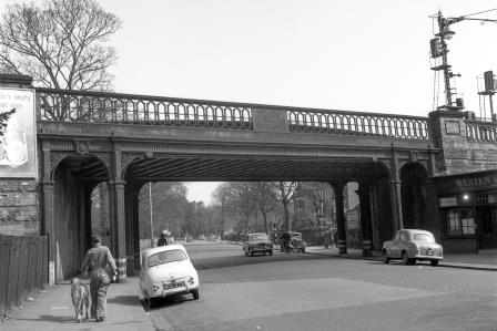 West Dulwich Road Bridge, Greater London on Saturday 04 Apr 1959 - J.H.W. Kent [092354]