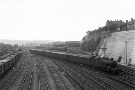 BR(M) 2MT class 41325 near Lovers Walk Sidings, Brighton, East Sussex with an Empty stock in Apr / May 1962 - J.H.W. Kent [093248]