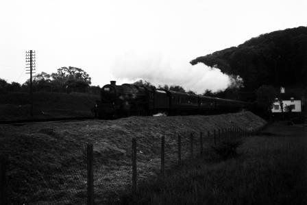BR(M) 5MT class 45134 at Patcham, East Sussex with a Brighton - LMR return excursion in Jun 1962 - J.H.W. Kent [093286]