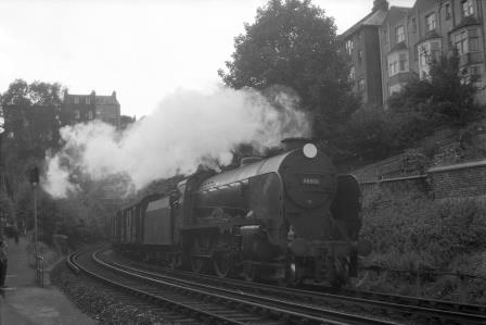 BR(S) Schools class 30901 'Winchester' at Cliftonville Spur, Preston Park, East Sussex with a Northbound vans in Jun 1962 - J.H.W. Kent [093297]