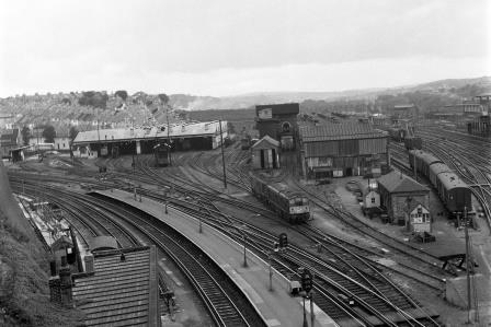 BR Class 24 at Brighton Station, East Sussex in Jun 1965 - J.H.W. Kent [093424]