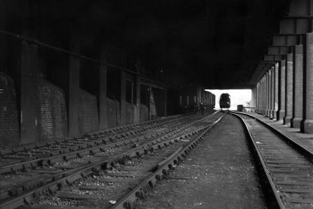 Tracks under Brighton Works, East Sussex in Summer 1965 - J.H.W. Kent [093458]