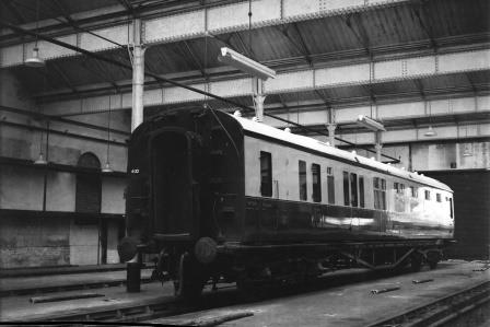 6705 at Pullman Car Works, Preston Park, West Sussex in 1967 - J.H.W. Kent [093516]