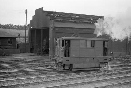 BR(E) J70 class 68222 at Colchester, Essex Light engine on Saturday 27 Jun 1953 - J.H.W. Kent [093999]
