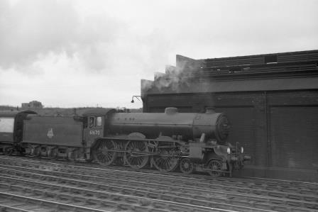BR(E) B17 class 61670 'City of London' at Colchester, Essex with an up Passenger service on Saturday 27 Jun 1953 - J.H.W. Kent [094006]