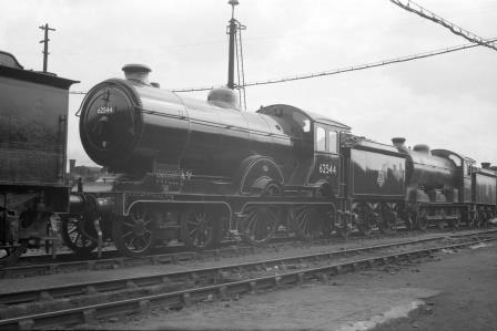 BR(E) D15 class 62544 at Stratford Shed, Greater London on Saturday 07 May 1955 - J.H.W. Kent [094845]