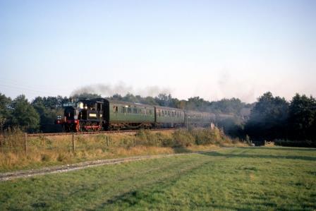 Bluebell P class 27 at Hollywell, West Sussex on Sunday 21 Oct 1962 - R.C. Riley [105165]