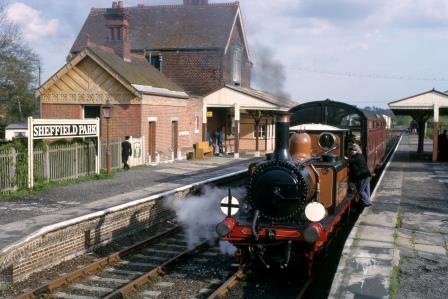 Bluebell A1X class 55 'Stepney' at Sheffield Park Station, East Sussex on Sunday 05 May 1963 - R.C. Riley [105173]