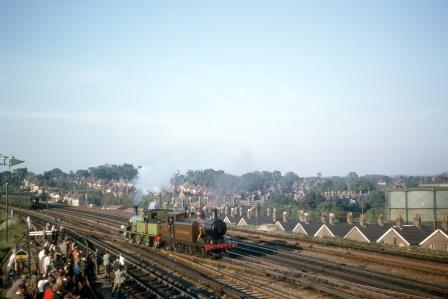 Bluebell Railway 0415 class 488 & Bluebell Railway E4 class 473 'Birch Grove' at Haywards Heath, West Sussex with the "BRPS The Scottish Belle" Rail Tour on Sunday 15 Sep 1963 - R.C. Riley [105219]