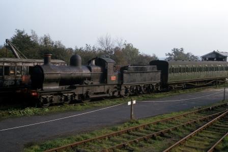 Bluebell Railway Dukedog class 9017 at Sheffield Park, East Sussex on Sunday 27 Oct 1963 - R.C. Riley [105226]