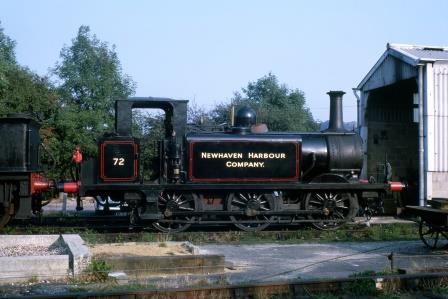 Bluebell Railway A1X class 72 'Newhaven Harbour Company' at Sheffield Park, East Sussex on Friday 02 Oct 1964 - R.C. Riley [105304]
