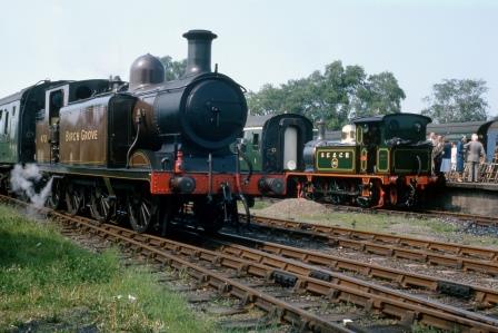 Bluebell Railway E4 class 473 'Birch Grove' & Bluebell Railway P class 27 at Sheffield Park, East Sussex in 1963 - R.C. Riley [105353]