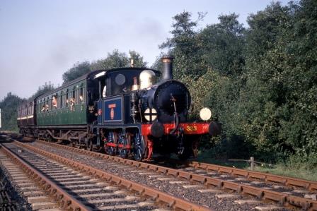 Bluebell Railway P class 323 at Sheffield Park, East Sussex on Monday 02 Oct 1972 - R.C. Riley [105382]