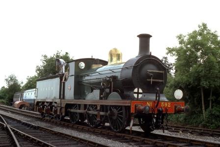 Bluebell Railway C class 592 at Sheffield Park, East Sussex on Saturday 11 Jun 1977 - R.C. Riley [105411]