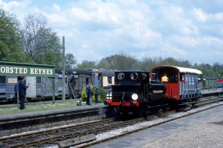 Bluebell Railway A1X class 72 'Fenchurch' at Horsted Keynes, West Sussex on Saturday 08 May 1982 - R.C. Riley [105485]