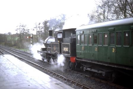 Bluebell Railway 0415 class 30583 at Sheffield Park, East Sussex on Sunday 14 Nov 1982 - R.C. Riley [105515]