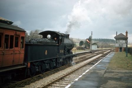 BR(S) C2X class 32440 at West Hoathly Station, West Sussex on Thursday 13 Mar 1958 - R.C. Riley [105532]