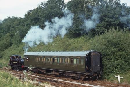 Bluebell Railway A1X class 'Fenchurch' at Horsted Keynes, West Sussex Shunting on Sunday 31 Aug 1980 - J.H.W. Kent [111740]