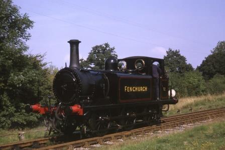 Bluebell Railway A1X class 72 'Fenchurch' at Horsted Keynes, West Sussex on Saturday 07 Sep 1968 - J. Scrace [114637]