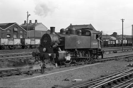 BR(S) USA class 30064 at Eastleigh Yard, Hampshire on Tuesday 18 Apr 1967 - J. Scrace [140052]