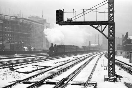 BR(S) M7 class 30321 at Vauxhall, Greater London on Monday 26 Feb 1962 - J. Scrace [140110]