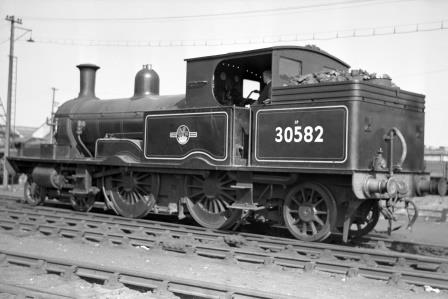 BR(S) 0415 class 30582 at Nine Elms Shed, Greater London on Wednesday 15 Mar 1961 - J. Scrace [140181]