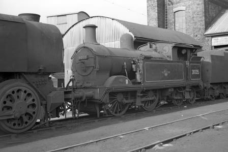 BR(S) H class 31005 at Three Bridges Shed, West Sussex on Friday 28 Feb 1964 - J. Scrace [140407]