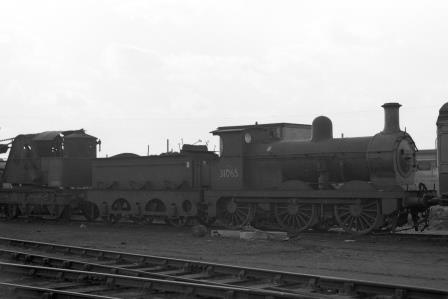 BR(S) O1 class 31065 at Ashford Shed, Kent on Monday 05 Feb 1962 - J. Scrace [140413]