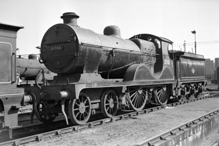 BR(S) L class 31768 at Nine Elms Shed, Greater London on Wednesday 15 Mar 1961 - J. Scrace [140611]