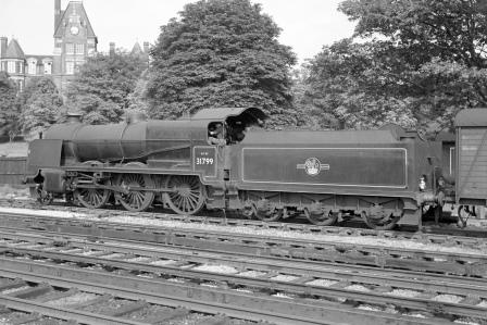 BR(S) U class 31799 at Redhill, Surrey on Sunday 29 Jun 1958 - J. Scrace [140626]