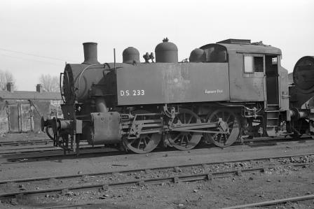 BR(W) Class USA DS233 at Eastleigh Shed, Hampshire on Tuesday 21 Mar 1967 - J. Scrace [140868]