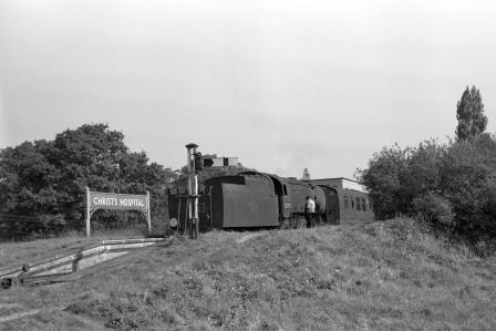 BR(S) Q1 class 33009 at Christ's Hospital Station, West Sussex with the 12.09pm Horsham - Guildford service on Saturday 03 Oct 1964 - J. Scrace [140894]