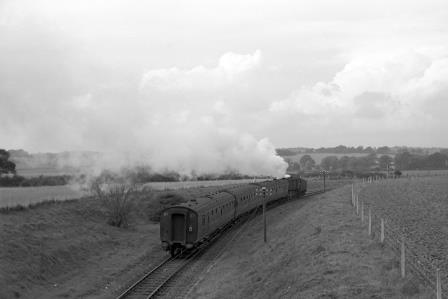BR(S) Q1 class 33012 at Christ's Hospital, West Sussex with the 12.09pm Horsham - Guildford service on Saturday 26 Sep 1964 - J. Scrace [140901]