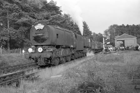 BR(S) Q1 class 33027 & BR(S) Q1 class 33006 at Baynards Station, Surrey with the "LCGB The Wealdsman" Rail Tour on Sunday 13 Jun 1965 - J. Scrace [140919]