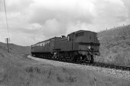 BR(M) 2MT class 41270 at Worgret Junction, Dorset with the 12.26pm Wareham - Swanage service on Monday 08 Jun 1964 - J. Scrace [141896]