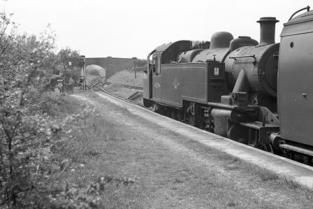 BR(M) 2MT class 41294 at Christ's Hospital Station, West Sussex with the 3.09pm Horsham - Guildford service on Saturday 15 May 1965 - J. Scrace [141962]