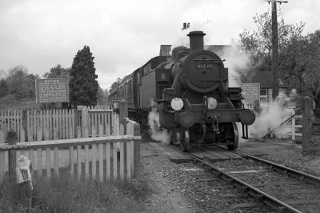 BR(M) 2MT class 41299 at Slinfold Station, West Sussex with the 10.34am Guildford - Horsham service on Tuesday 18 May 1965 - J. Scrace [141997]
