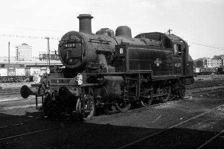 BR(M) 2MT class 41319 at Nine Elms Shed, Greater London on Monday 12 Jun 1967 - J. Scrace [142066]