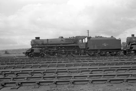BR Std 4MT class 75076 at Eastleigh Shed, Hampshire on Tuesday 25 May 1965 - J. Scrace [142272]