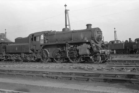 BR Std 4MT class 76031 at Stratford Shed, Greater London on Saturday 22 Sep 1956 - J.H.W. Kent [150232]