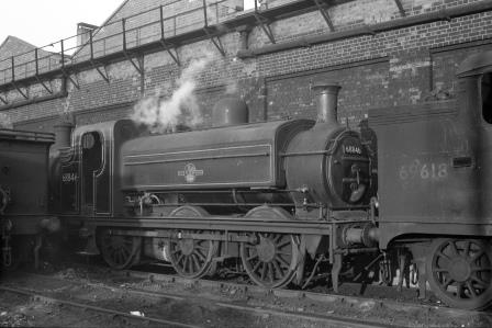 BR(E) J52 class 68846 at Kings Cross Shed, Greater London on Saturday 08 Nov 1958 - J.H.W. Kent [150465]