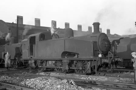BR(E) J50 class 68981 at Kings Cross Shed, Greater London on Saturday 08 Nov 1958 - J.H.W. Kent [150466]