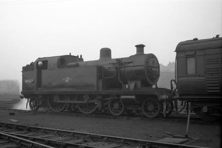 BR(M) 3P class 41969 at Plaistow Carriage Sidings, Greater London in Nov 1958 - J.H.W. Kent [150483]