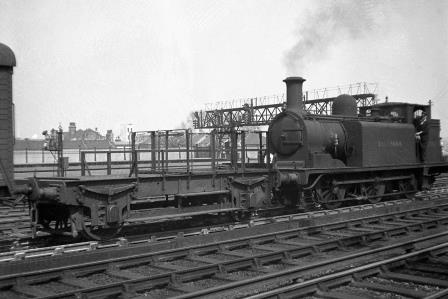 SR E1 class 2097 at Clapham Junction Station, Greater London on Easter Saturday 16 Apr 1949 - J.H.W. Kent [152585]