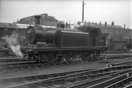 BR(S) E4 class 32566 at Brighton Shed, East Sussex circa 30 Apr 1949 - J.H.W. Kent [152608]